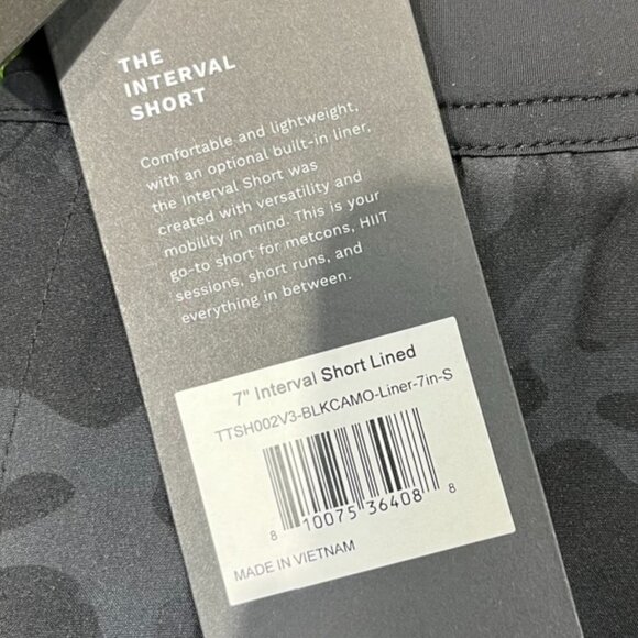 NEW Men’s Ten Thousand Athletic Interval Black 7 Inch Unlined Shorts Size XXL - Picture 4 of 6